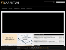 Tablet Screenshot of garantum.fi
