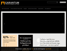 Tablet Screenshot of garantum.com